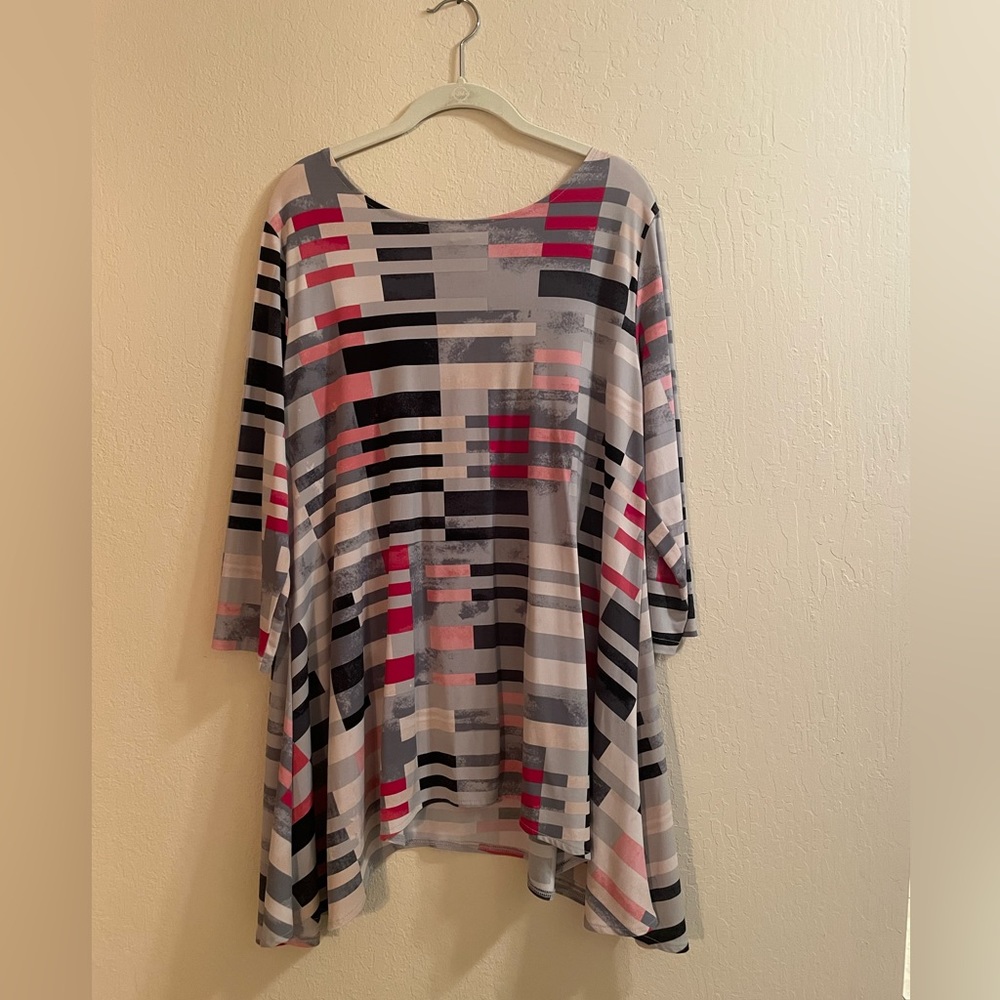Multicolor Tunic Blouse, Women’s XL